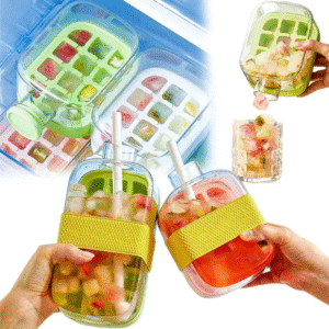 Cool Summer Ice Bottle – Ice Cube Refreshing Drink Bottle