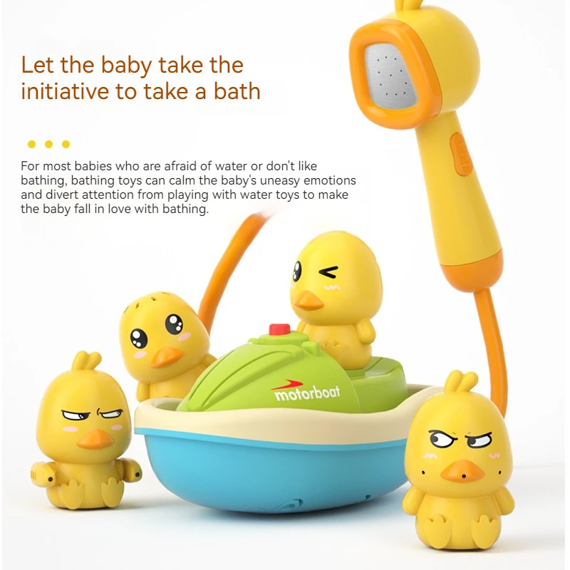 Cute Duck Bathtub Boat Toy - Image 3