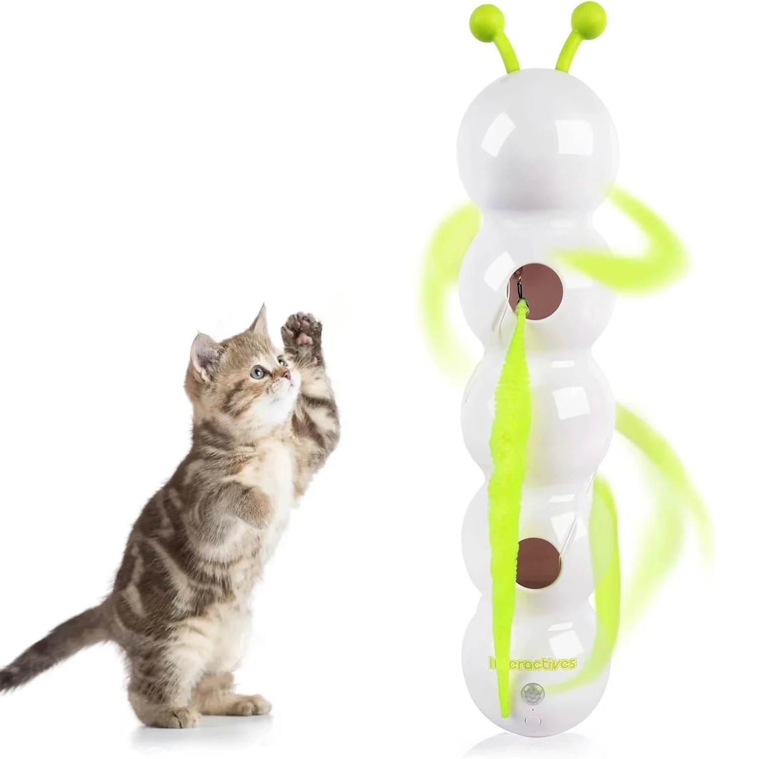Smart Motion Cat Toy With Worm Design - Image 7