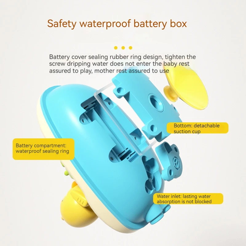 Cute Duck Bathtub Boat Toy - Image 4