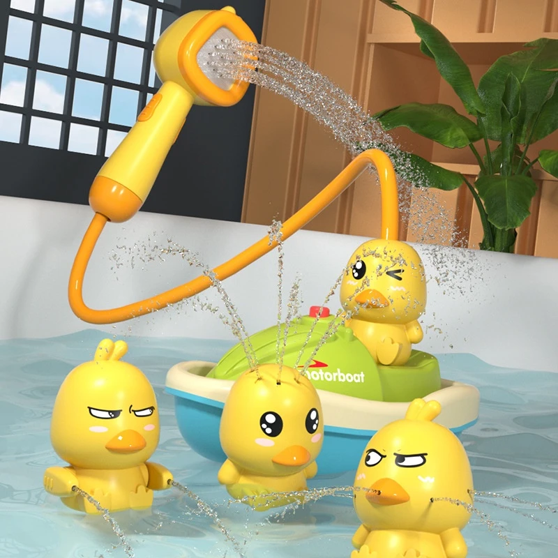Cute Duck Bathtub Boat Toy - Image 2
